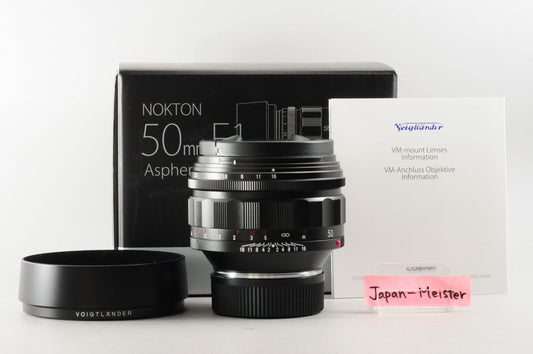 【Rank : S】NOKTON 50mm F/1 Aspherical VM for Leica M mount Black Lens