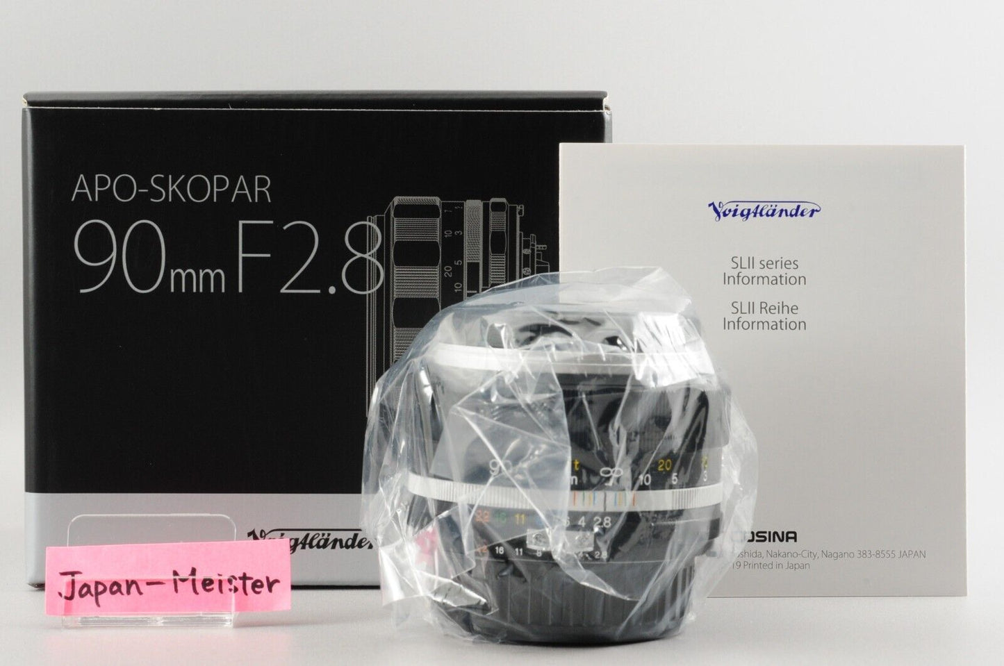 【Rank : S】APO-SKOPAR 90mm F/2.8 SL II S Nikon Ai-s Ais F Mount Silver Rim