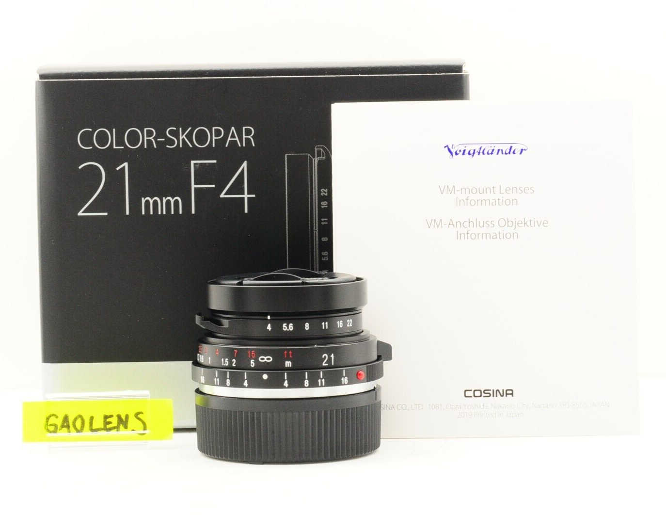 【Rank : S】Color-Skopar 21mm F/4 P MF Wide Angle Lens VM for Leica M Mount