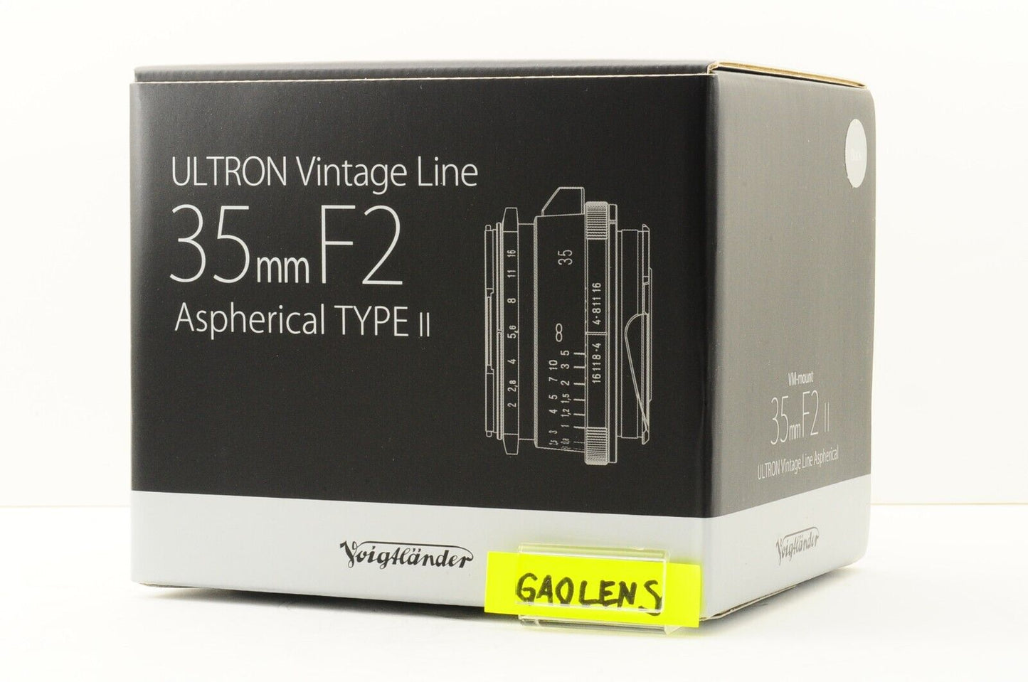 【Rank : S】ULTRON VL 35mm F/2 Type II 2 Black VM Leica M Lens