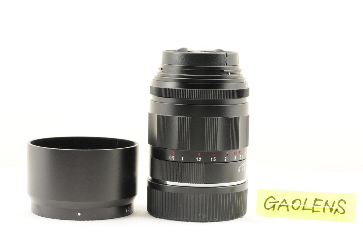 【Rank : S】APO-SKOPAR 90mm F2.8 VM for Leica M Black w/ Hood Tlephoto Lens
