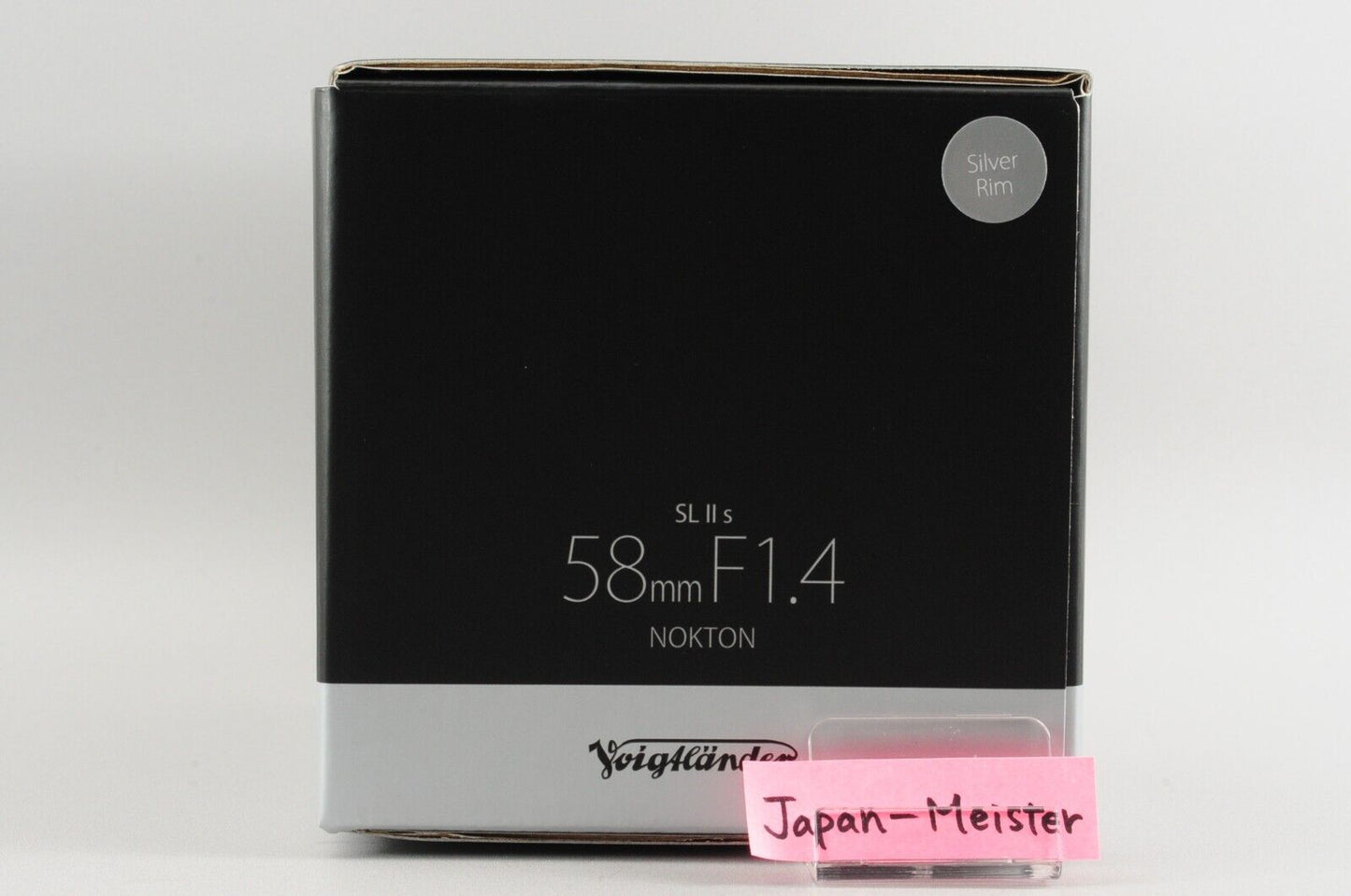 【Rank : S】NOKTON 58mm F/1.4 SL II S For Nikon Ai-s Ais F Mount Silver Rim