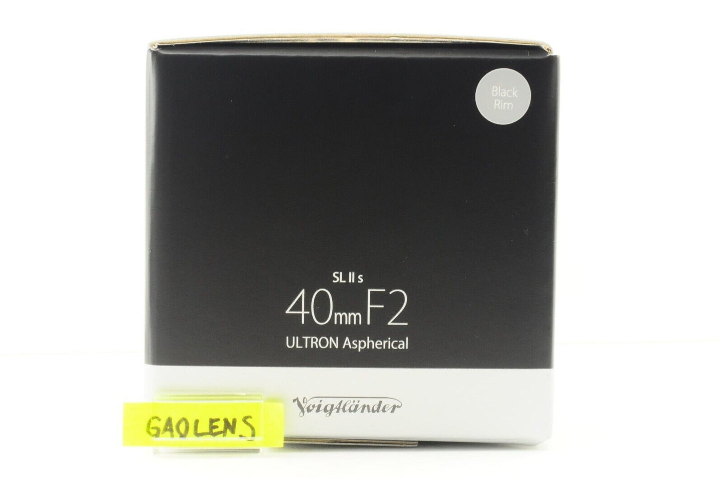【Rank : S】ULTRON 40mm F/2 SL II s BLACK Rim Aspherical Nikon AIS AI-s Lens