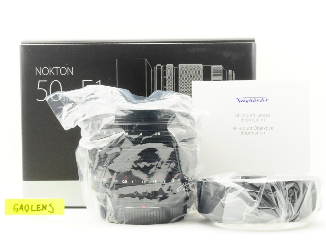 【Rank : S】NOKTON 50mm F1 Aspherical Canon RF Mount Standard Lens