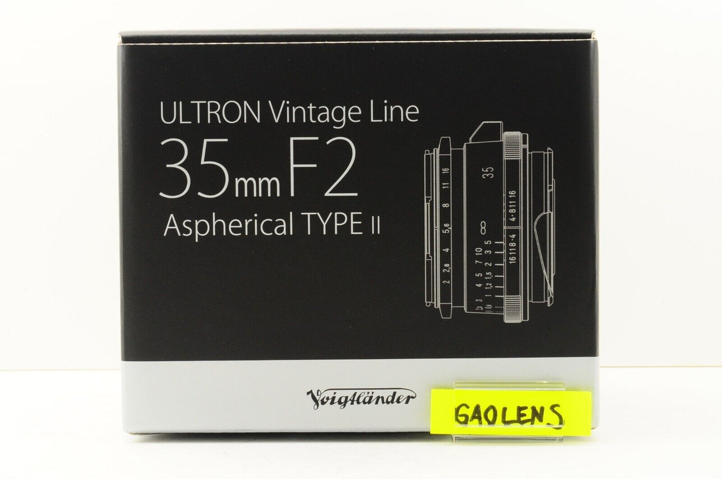 【Rank : S】ULTRON VL 35mm F/2 Type II 2 Black VM Leica M Lens